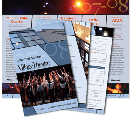 Village Theatre 2007-08 Season Brochure Village Theatre 2007-08 Season Brochure, Issaquah