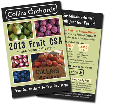Collins Family Orchards CSA Flyer Collins Family Orchards CSA Flyer