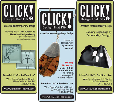 Web Ad for Click! Design That Fits Web Ad for Click! Design That Fits