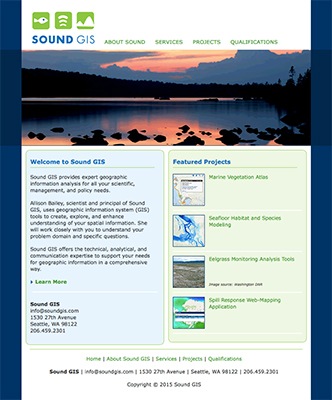 Sound GIS website Sound GIS website